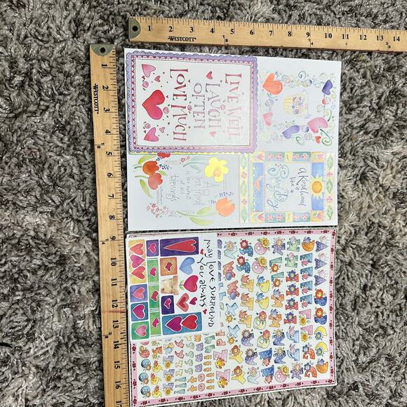 Kathy Davis Designs Scrabooking Supplies Lot Kit Craft Love Joy Friendship - Picture 9 of 9